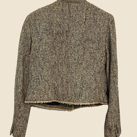 Tweed Chanel-style skort, mother of pearl buttons - Picture 3 of 5